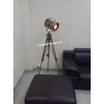 thumbnail image 3 of Beautiful Nautical New Wooden Spot Light Tripod Stand, 3 of 3