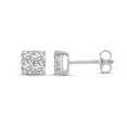 thumbnail image 3 of 3/4Ct Diamond Cushion Stud Earrings Set in Sterling Silver (0.75), 3 of 5