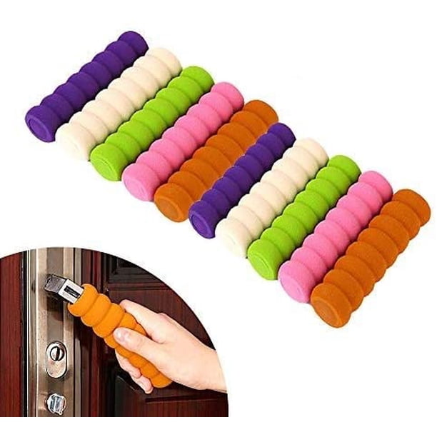 Protectores de manija de puerta para niños, protector de manija de puerta, protector de manija de puerta de seguridad para niños de silicona suave para protección de manijas de puerta para n JFHHH pequeña