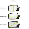 thumbnail image 5 of Fits 01-06 Optima / Magentis Right Passenger Mirror Glass Lens with Adhesive, USA, Without Backing Plate, 5 of 6