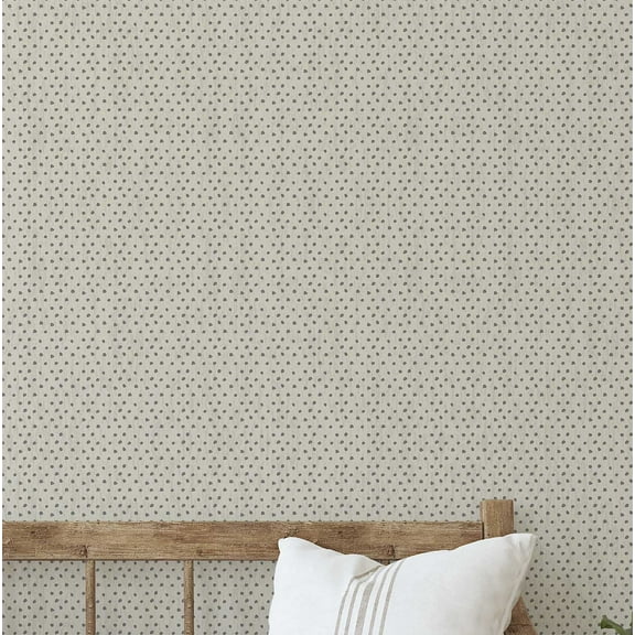S4Sassy Peel & Stick Vinyl Wallpaper, Urban Chic Mini Heart Dots Contact Paper Waterproof - Beige, 25"x120", Removable Modern Wall Covering for Home Decor in Bedrooms & Living, Renter Spaces