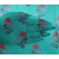 thumbnail image 4 of oneOone Viscose Chiffon Fabric Leaves & Floral Block Print Fabric By Yard 42 Inch Wide, 4 of 4