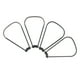 thumbnail image 4 of 2x 2 pares de protectores de hélice de plástico para piezas de bricolaje Quadcopter Hugo Guardia de hélice de helicóptero RC, 4 of 8