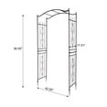 thumbnail image 5 of VINGLI Garden Arbor, Arch Walkway for Wedding Ceremony Party, Garden Decor Black, 5 of 9