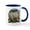 White/Navy Inside, variant on CafePress - Yellow Lab Mug - 11 oz Ceramic Mug - Novelty Coffee Tea Cup