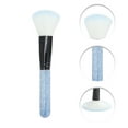 thumbnail image 3 of Unique Bargains 12 Pcs Bucket Makeup Brush Set for Bathroom Blue Plastic Handle Nylon Hair, 3 of 5