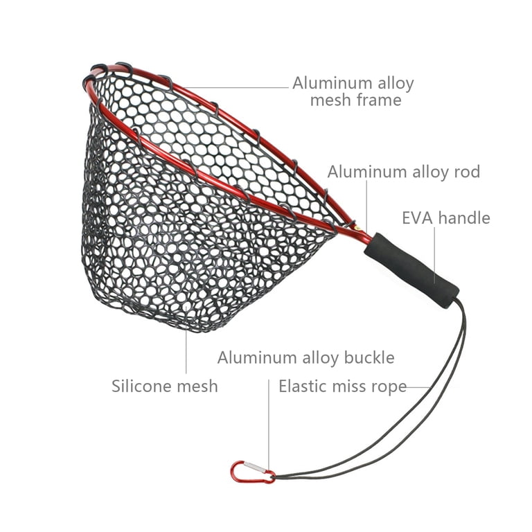 desert island fishing net Beyond Braid Floating with Handle The corrosion resistant Fishing Net with Telescoping Handle-