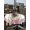 Pink, variant on Outdoor Tablecloth with Umbrella Hole and Zipper, Pink Christmas Round Table Cloth 54 Inch Waterproof Tablecloth, Poinsettia Botanical Snowflake Picnic Table Cover for Patio Camping