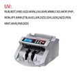 thumbnail image 2 of LCD Display Cheap Money Counter For Paper &amp; Polymer Currencies With UVMG Function Billnote Counting Machine Money Detector ,User Friendly, 2 of 7