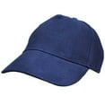 thumbnail image 3 of Eagle Emblems CP00012 Cap - Plain, 5 Panel - Light Blue - Brushed Twill - Cloth Hook & Eye Closure - Medium, 3 of 5
