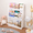 White, variant on Yoneston Kids 3-Tier Bookcase with Wood Rails, Children's Standing Display Bookshelf for Playroom, Bedroom, Nursery, White