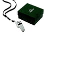 thumbnail image 2 of Creative Gifts International 002846 2.25 x 1 in. Stainless Steel Coach Whistle with Lanyard - Silver, 2 of 3