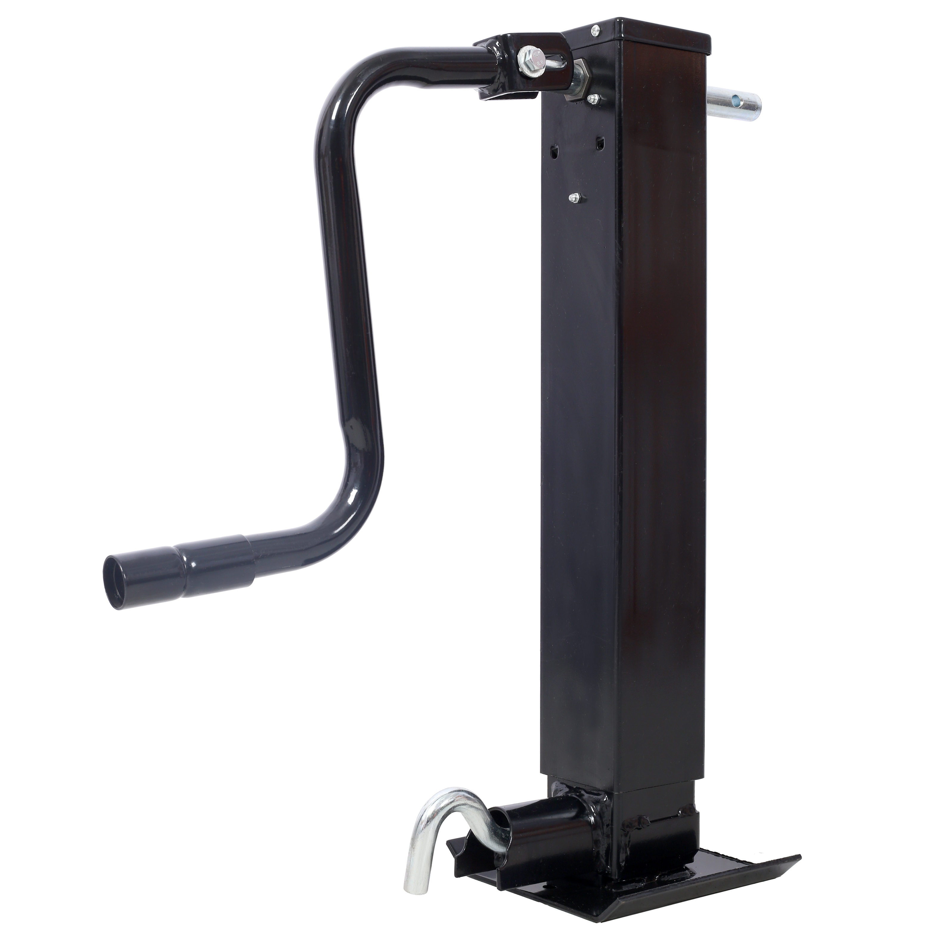 Trailer Jack 12000 lbs Weld On Sidewind Crank Heavy Duty 26 Inch Travel Square Tube