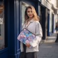 thumbnail image 6 of FORMRS 15-15.6 inch Laptop Sleeve Case Soft Carrying Quilted Computer Bag Cover, Pink Marble Pattern, 6 of 7