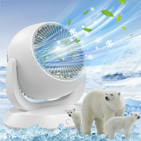 

Herrklp Fans Desktop Fan Household Wind Circulation Fan Multifunctional Office USB Plug-in Type Electric Fan