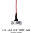 thumbnail image 3 of Luz LED USB Voltaic Systems impermeable, regulable, paquete de 3, 3 of 6