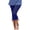 Blue, variant on Capri Leggings for Women Summer Casual Elastic High Waist Drawstring Workout Yoga Cropped Capris Pants