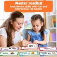 thumbnail image 5 of Phonics Flash Cards Word Family Build Book,Learn to Read 30 Read and Rhyme Flip Books, Sight Words Flash Cards Kindergarten Phonics Flip Books for Classroom Home School Preschool Learning Activity, 5 of 7