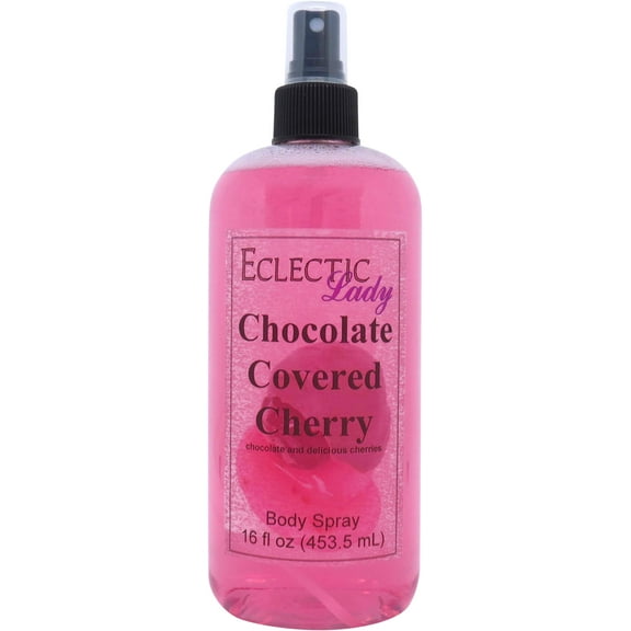 Chocolate Covered Cherry Body Spray, Eclectic Lady, Hydrating Mist, Unisex, 16 oz