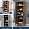 thumbnail image 5 of Sauder Homeplus Storage Cabinet, Sienna Oak Finish, 5 of 13