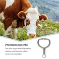 thumbnail image 4 of Methold Anillo de nariz Alicates de vaca Suministros agrícolas Sin taladro Mano de obra Tamaño compacto Ligero Hebilla profesional Anillos de Hábitats y jaulas para animales pequeños Medio, 4 of 6