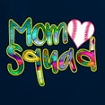 thumbnail image 2 of Wild Bobby, Colorful Baseball Mom Squad, Sports, Women Standard V-Neck Tee, Navy, Small, 2 of 4