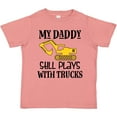 thumbnail image 3 of Inktastic Construction Daddy Still Plays With Trucks Boys or Girls Toddler T-Shirt, 3 of 5