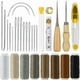 thumbnail image 1 of Kit de costura de cuero, 29 piezas, agujas de coser, hilo, cordón, cinta métrica, dedal, manualidades de cuero, 29 piezas, 1 of 5