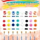 thumbnail image 2 of Juego de 20 Mini Pinturas Acrílicas para Manualidades, Lavables, Ideales para Fiestas de Cumpleaños en Casa o Como Recuerdo., 2 of 5