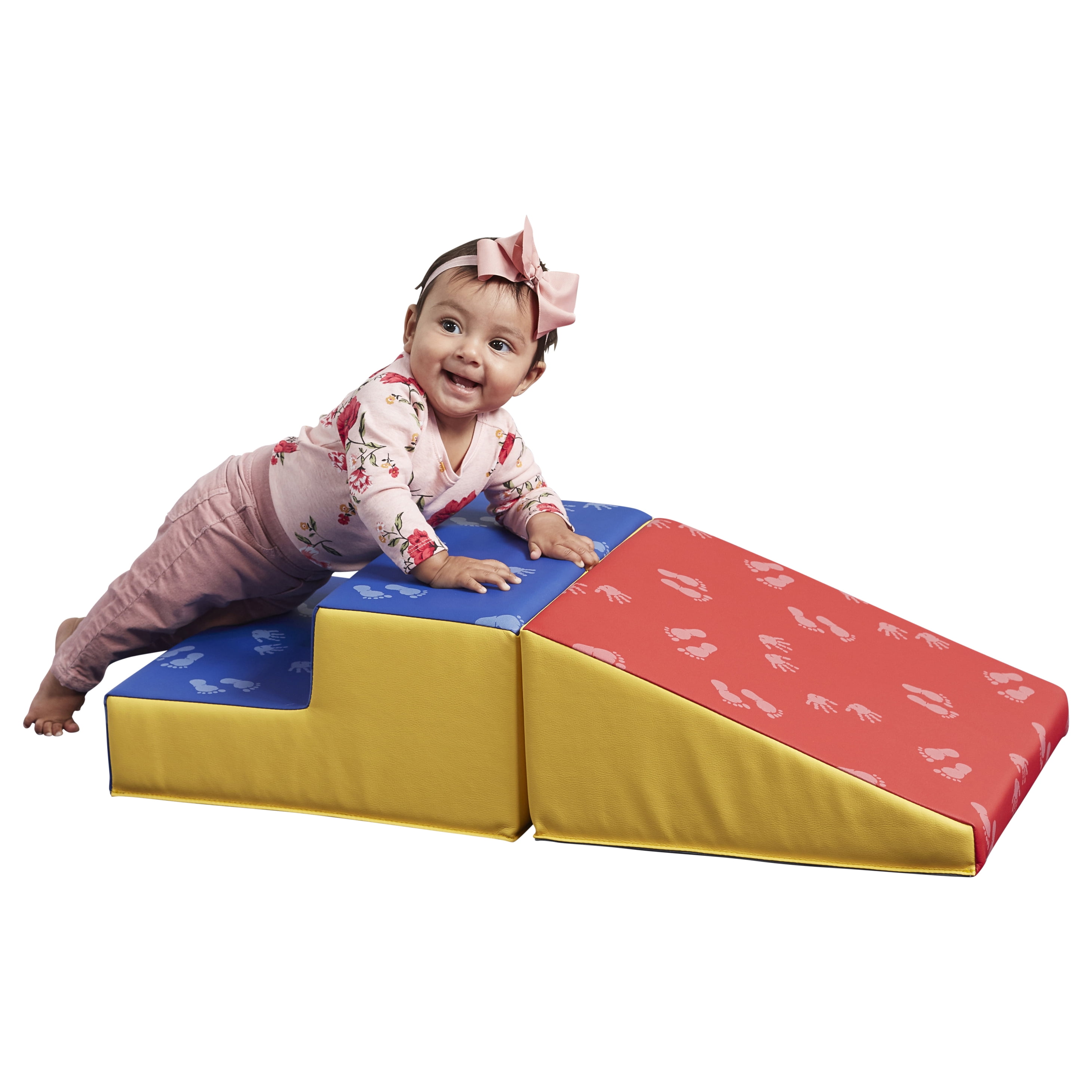 Photo 1 of ECR4Kids SoftZone Junior Play Climb and Slide, Indoor Active Play for Babies Toddlers, Contemporary Colors