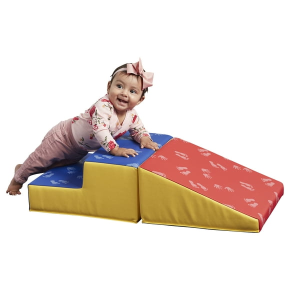 ECR4Kids SoftZone Junior Little Me Climb and Slide Wall Climber, Mini-Sized - Hands and Feet