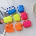 thumbnail image 3 of Joernso Protective Case Transparent Shockproof Candy Color Bluetooth-compatible Earphone Cover Protector for AirPods 1/2/Pro, 3 of 8