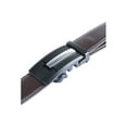 thumbnail image 4 of INSPIRE CHIC Men's Automatic Alloy Buckle Business Holeless Ratchet Belt Dark Brown 130cm/39 - 45 1/2 inches, 4 of 5