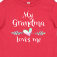 thumbnail image 4 of Inktastic My Grandma Loves Me- Heart Grandchild Boys or Girls Baby T-Shirt, 4 of 5