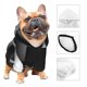 thumbnail image 3 of Fotbe Black White Fluid Sculpture Sudadera con Estampado para Perros Pequeños – Suéter con Capucha para Mascotas, Tela Suave de Forro Polar con Bolsillo-Small, 3 of 7