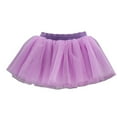 thumbnail image 4 of Povozer Girl Tutu Skirt Tulle Fluffy Princess Ballet Dress Up Dance Party Costume(Purple,8-12T), 4 of 4