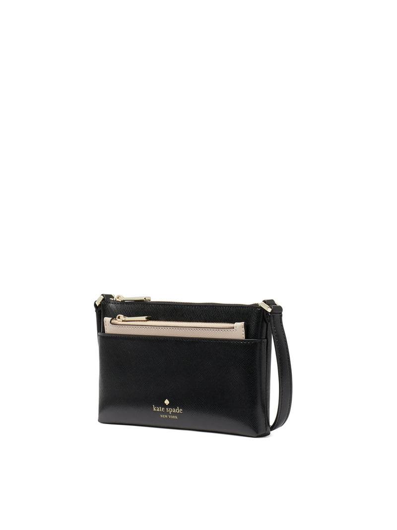 Kate Spade New York Sadie Leather Zip Top Crossbody Black