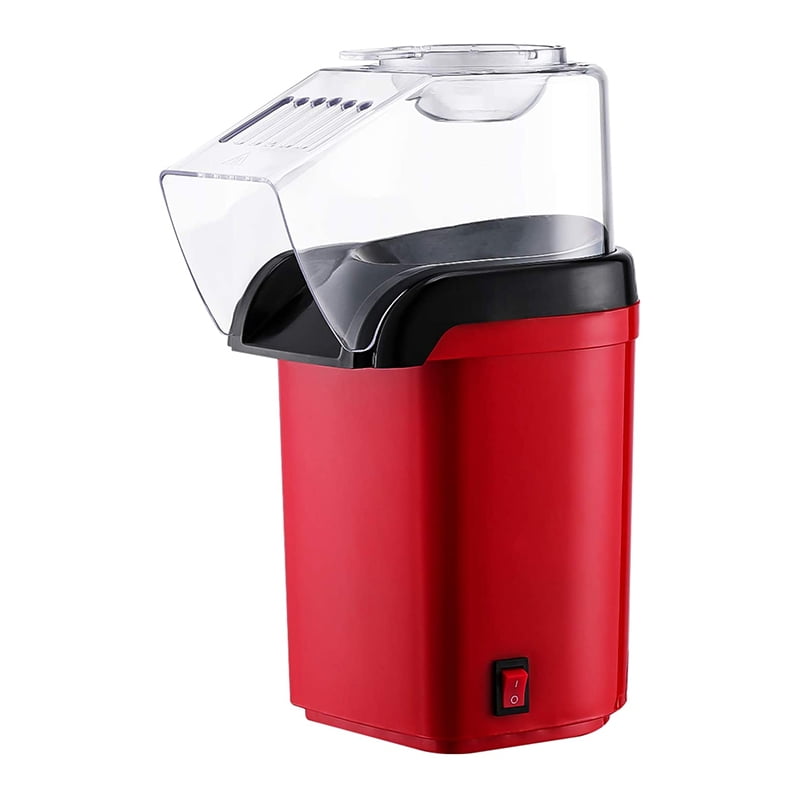 Electric Popcorn Maker Party Cinema Film Movie Fun Air Cooker Red Free Bags 