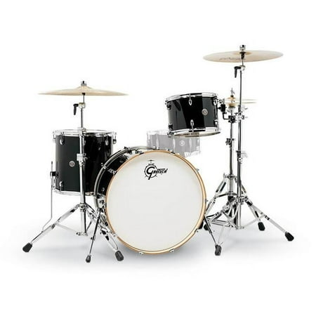 Gretsch Import 3 Piece Catalina Club Drum Shell Pack, Piano Black
