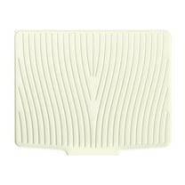 Silicone Dish Drying Mat for Kitchen Counter, Dish Drying Pad, Non-Slip Drain Pad with Built-in Drain, Heat Resistant Stone Drying Mat