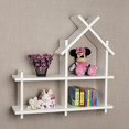 thumbnail image 2 of DanyaB x F11144WH House Design White Wall Shelf, 2 of 3