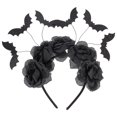 thumbnail image 1 of Halloween Black Rose Flower Headdress Headpiece Cosplay Party Havebanda, 1 of 8