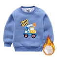 thumbnail image 1 of Chandail à Capuchon et Chandails en Molleton pour Filles Chandail pour Enfants Col Rond Manches Longues Idéal pour l'Hiver, 1 of 2