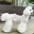 thumbnail image 4 of Adorable Pet Clothes - Breathable Two-legged Flower Print Puppy Shirt for Photograph Props, 4 of 8