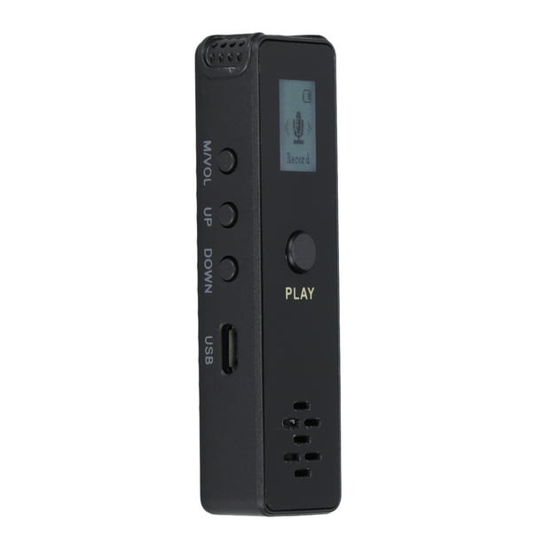 Dispositivo de Grabacia de Audio de la Pantalla Estéreo de la Grabadora de Voz Digital de Voz Digital Con Reproductor de Mp3