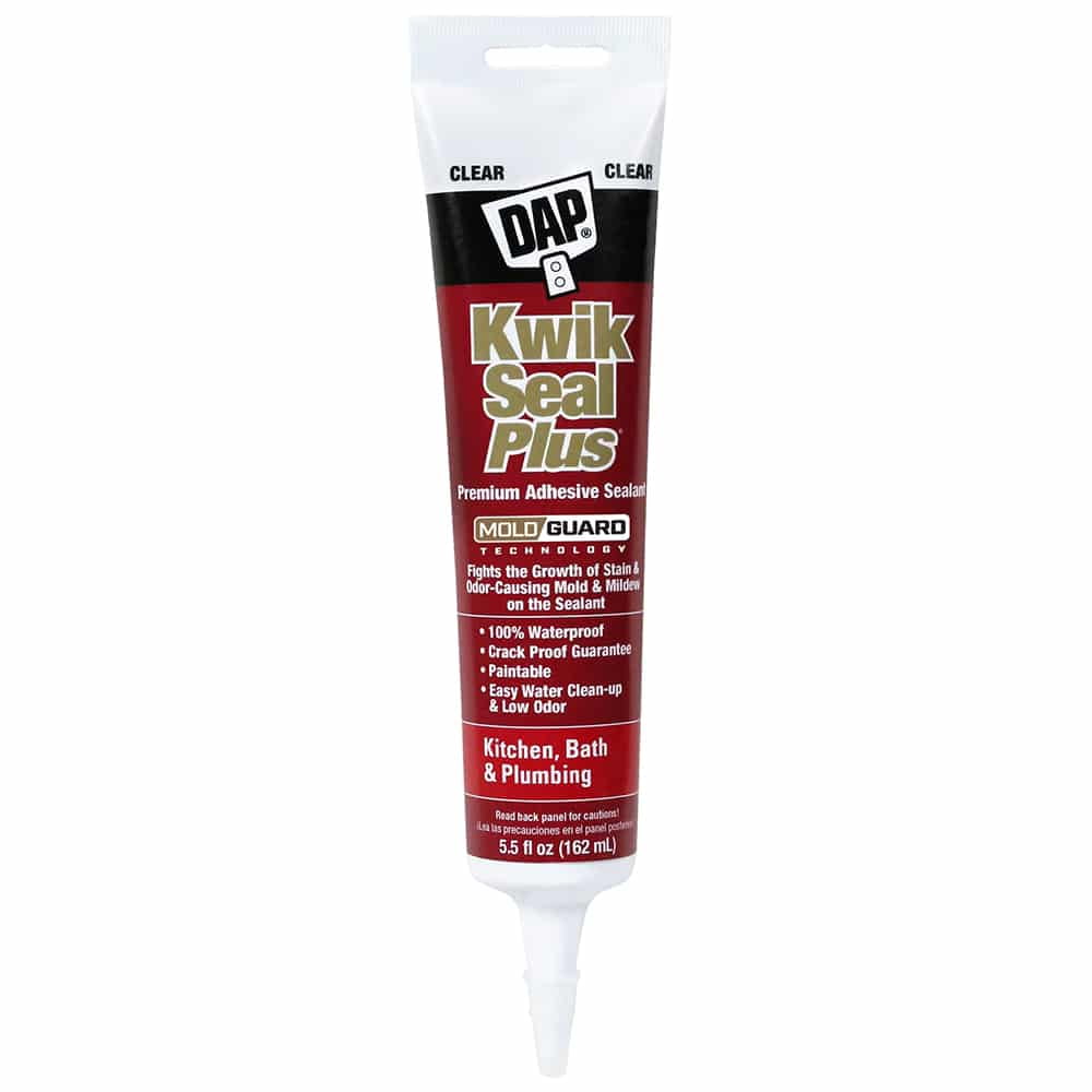 Dap 18546 5.5 Oz Kwik Seal Plus® Kitchen & Bath Adhesive Caulk W/micro