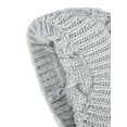 thumbnail image 5 of Jessica Simpson Women's Cable Knit Newsboy Beanie Hat with Brim, 5 of 6