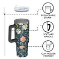 thumbnail image 4 of OBREWU Pioneer Flower Tumbler with Handle and Lid,Pioneer Flower 40oz Double Wall Vacuum Insulated Tumbler,Cups Gift for Women and Men, 4 of 7