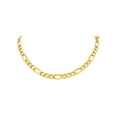 thumbnail image 2 of Real 10k Yellow Gold Hollow Figaro Chain / Necklace, 2.5mm and 16", 2 of 3