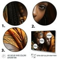 thumbnail image 3 of Designart "Sisters Cultures in Africa II" African American Floater Framed Wall Art Living Room, 3 of 7